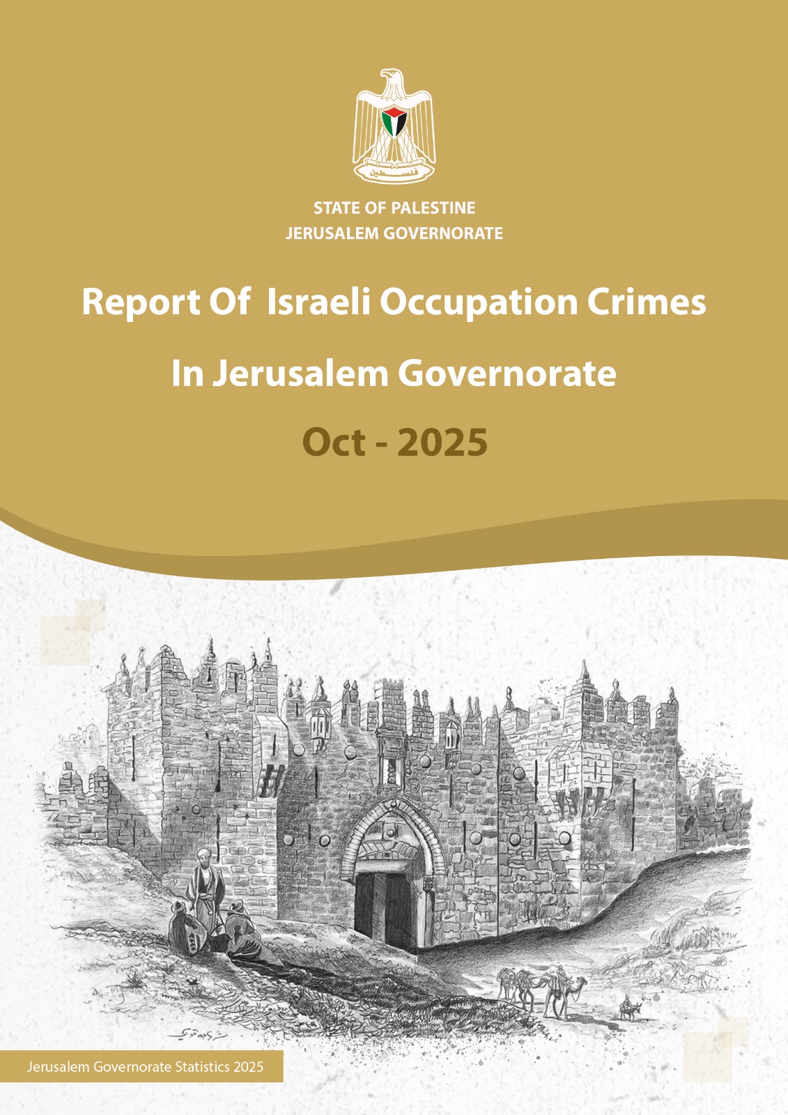 Report on Israeli occupation crimes in the occupied city during October 2025