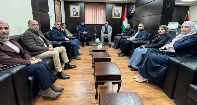 محافظة القدس تستقبل شرطة ضواحي القدس وتبحث تعزيز التعاون المشترك